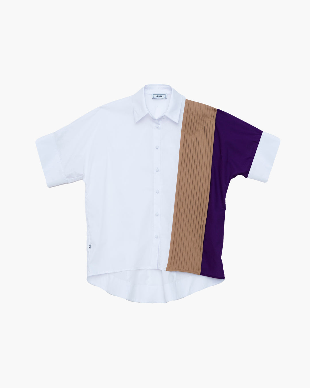 Camisa com design de dois tons