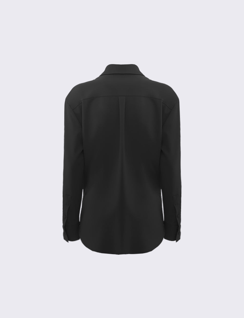 Camisa básica com aboção retrátil