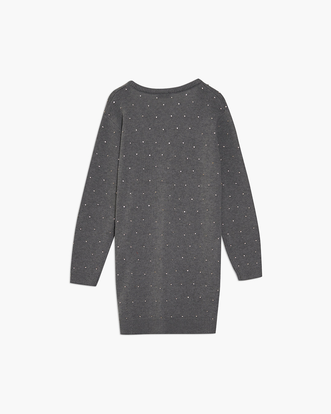 Sweater com decote redondo e strass (cópia)
