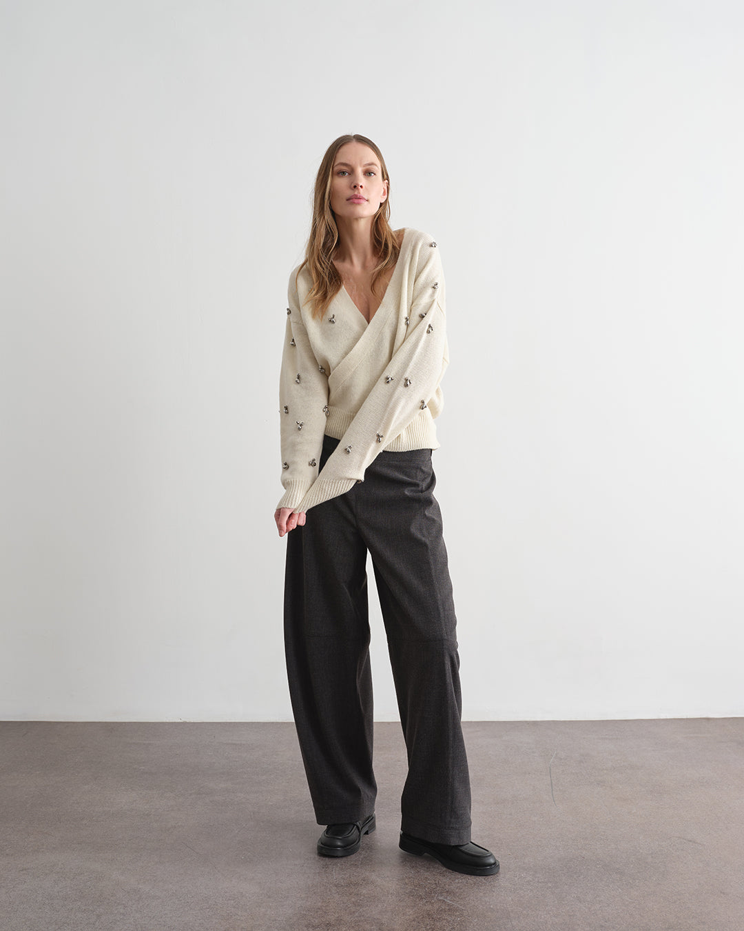 Sweater com inserções de corte em strass (cópia)